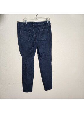 Nine West Vintage America Jeans Size 14 Womens Dark Wash Skinny Jeggings